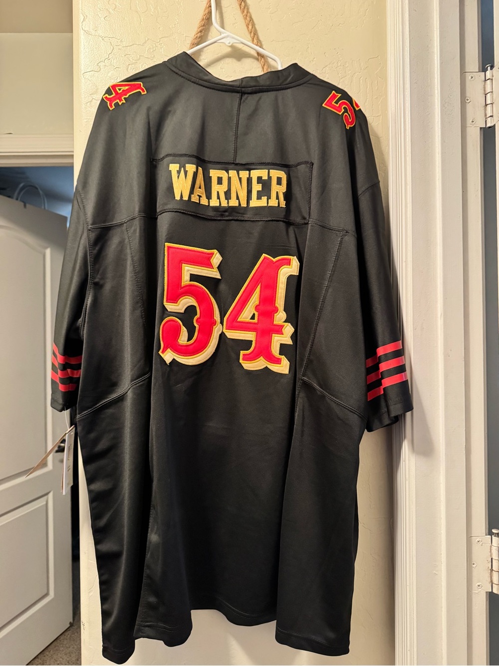 Nike Men’s On-Field NFL Jacket in Black and Red